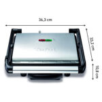 سایز گریل تفال مدل GC241D12