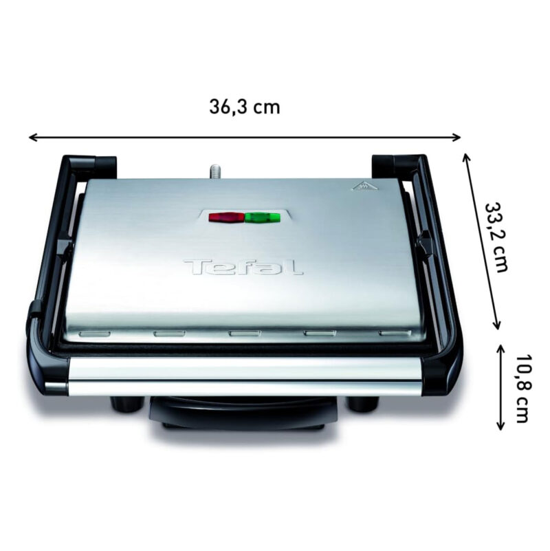 سایز گریل تفال مدل GC241D12