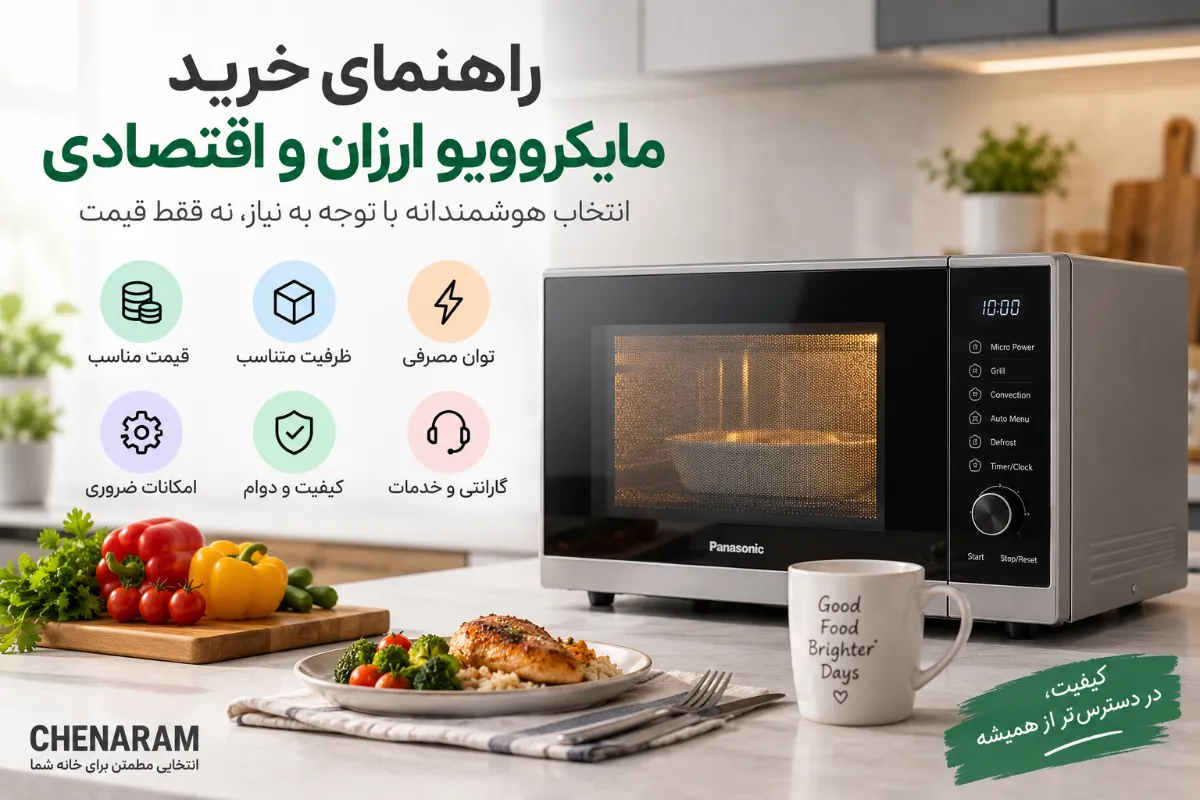 راهنمای خرید مایکروویو ارزان و اقتصادی